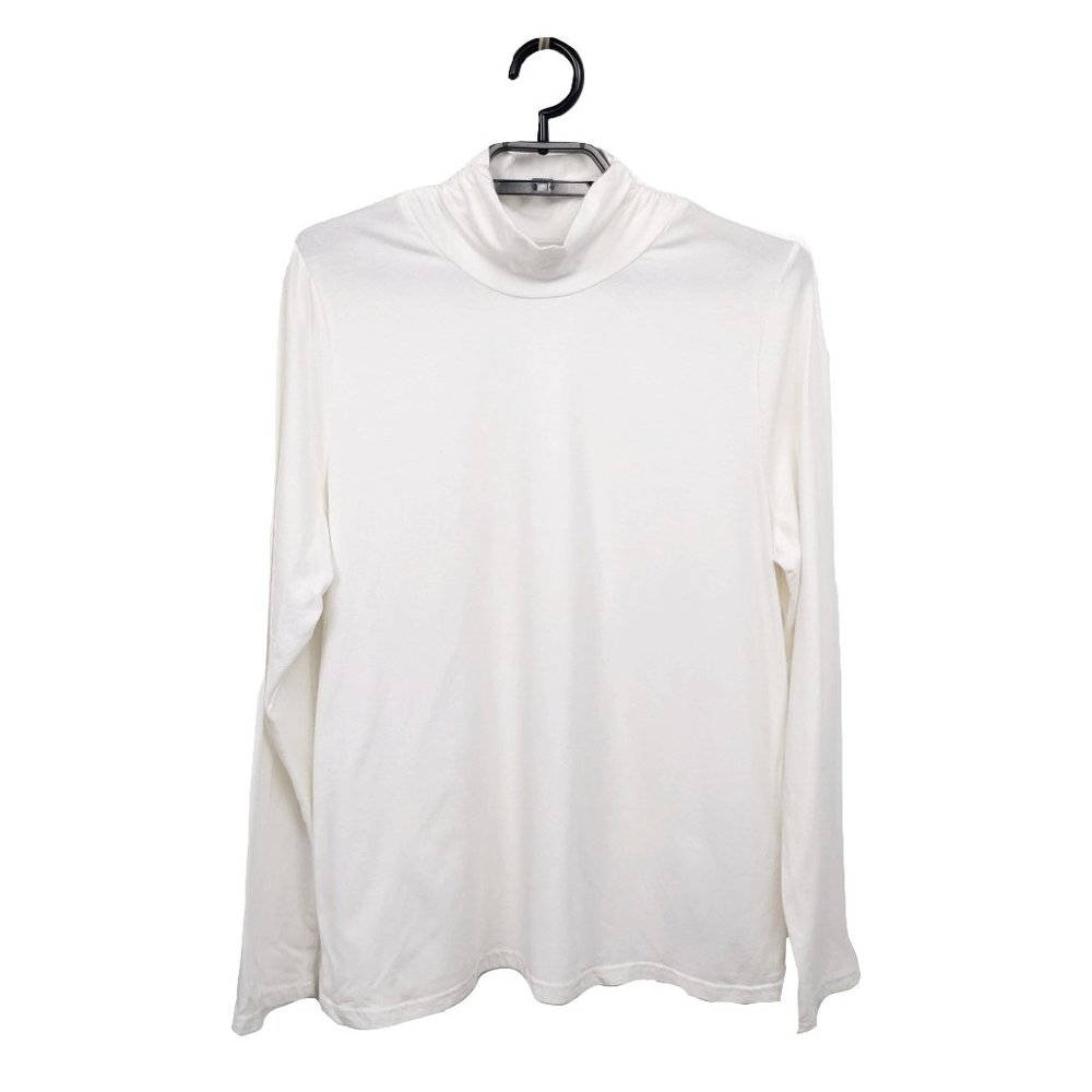 Lane Bryant 14/16 White Turtleneck Top
